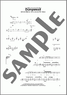 Dumpweed(Blink 182) 楽譜 その他 ダウンロード