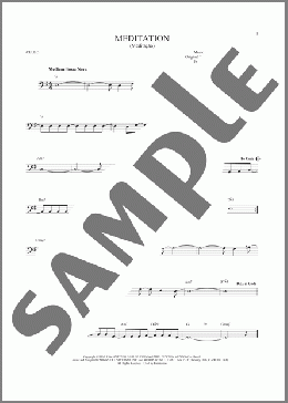 Meditation (Meditacao)(Charlie Byrd w／The Walter Raim Strings) 楽譜 チェロ ダウンロード