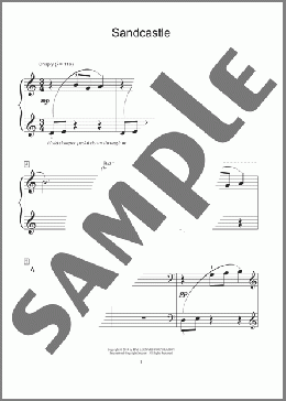 Sand Castle(Elvina Pearce) 楽譜 ピアノ（ソロ） ダウンロード