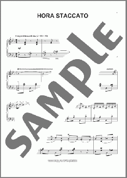 Hora Staccato(Grigoras Dinicu) 楽譜 ピアノ（ソロ） ダウンロード
