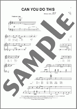 Can You Do This(Aloe Blacc) 楽譜 ピアノ & ボーカル & ギター ダウンロード