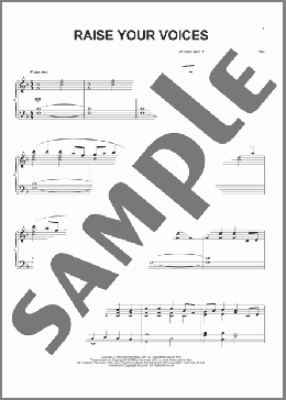 Raise Your Voices(Rolf Lovland) 楽譜 ピアノ（ソロ） ダウンロード