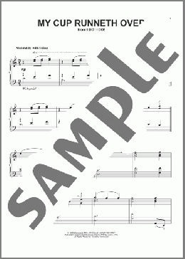 My Cup Runneth Over(Ed Ames) 楽譜 ピアノ（ソロ） ダウンロード