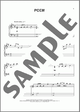 Poem(Yiruma) 楽譜 ピアノ（ソロ） ダウンロード
