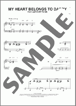 My Heart Belongs To Daddy [Jazz version] (arr. Brent Edstrom)(Cole Porter) 楽譜 ピアノ（ソロ） ダウンロード