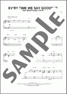 Ev'ry Time We Say Goodbye [Jazz version] (arr. Brent Edstrom)(Cole Porter/Stan Kenton) 楽譜 ピアノ（ソロ） ダウンロード