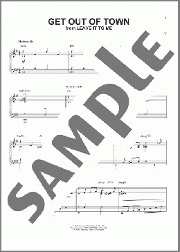 Get Out Of Town [Jazz version] (arr. Brent Edstrom)(Cole Porter) 楽譜 ピアノ（ソロ） ダウンロード