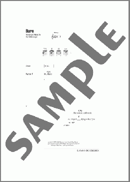 Burn(Ray LaMontagne) 楽譜 ギター（コード） ダウンロード