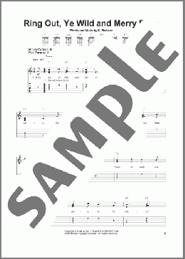 Ring Out, Ye Wild And Merry Bells(C. Maitland) 楽譜 ギター（ソロ） ダウンロード