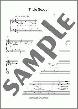 Triple Scoop!(Mike Watts/Jennifer Watts) 楽譜 ピアノ（ソロ） ダウンロード