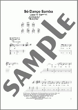 Jazz 'N' Samba(Antonio Carlos Jobim) 楽譜 ギター（ソロ） ダウンロード