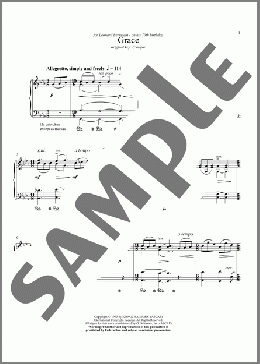 Grace(Michael Tilson Thomas) 楽譜 ピアノ & ボーカル ダウンロード