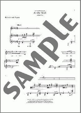 At The Well(Rabindranath Tagore/Richard Hageman) 楽譜 ピアノ & ボーカル ダウンロード
