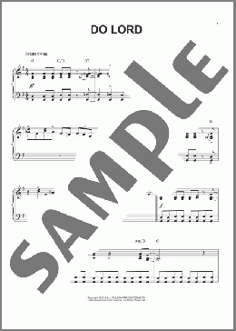 Do Lord [Jazz version] (arr. Brent Edstrom)(Traditional) 楽譜 ピアノ（ソロ） ダウンロード