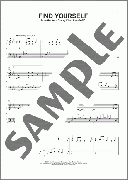 Find Yourself (from Cars)(Brad Paisley) 楽譜 ピアノ（ソロ） ダウンロード