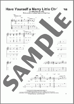 Have Yourself A Merry Little Christmas(Hugh Martin/Ralph Blane) 楽譜 ギター（ソロ） ダウンロード
