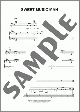 Sweet Music Man(Kenny Rogers/Reba) 楽譜 ピアノ & ボーカル & ギター ダウンロード