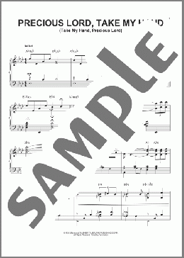 Precious Lord, Take My Hand (Take My Hand, Precious Lord) [Jazz version] (arr. Brent Edstrom)(Thomas A. Dorsey) 楽譜 ピアノ（ソロ） ダウンロード
