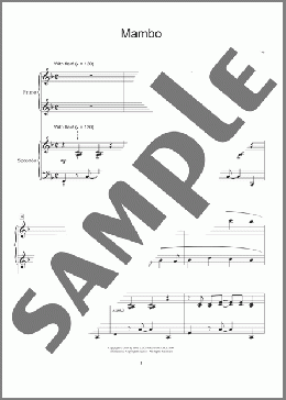 Mambo(Changhee Lee) 楽譜 ピアノ（連弾） ダウンロード