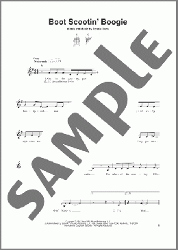 Boot Scootin' Boogie(Brooks & Dunn) 楽譜 メロディ ダウンロード