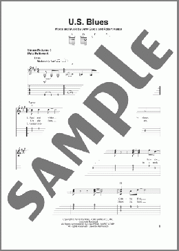 U.S. Blues(Grateful Dead) 楽譜 ギター（ソロ） ダウンロード