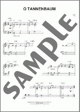 O Tannenbaum(Traditional) 楽譜 ピアノ（ソロ） ダウンロード