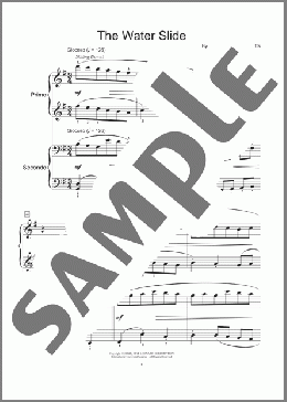 The Water Slide(Mike Watts/Jennifer Watts) 楽譜 ピアノ（連弾） ダウンロード