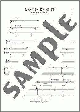 Last Midnight (from Into The Woods)(Stephen Sondheim) 楽譜 ピアノ & ボーカル ダウンロード