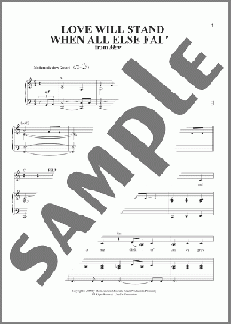 Love Will Stand When All Else Falls(David Bryan/Joe DiPietro) 楽譜 ピアノ & ボーカル ダウンロード