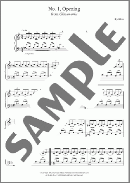 Opening (from Glassworks)(Philip Glass) 楽譜 ピアノ（ソロ） ダウンロード