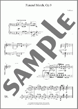 Funeral March Op.9(John Knowles Paine) 楽譜 ピアノ（ソロ） ダウンロード