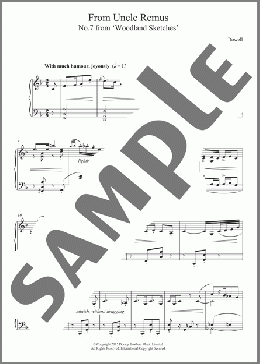 From Uncle Remus (10 Woodland Sketches, Op.51, No.7)(Edward MacDowell) 楽譜 ピアノ（ソロ） ダウンロード
