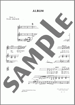Album(Michel Delpech) 楽譜 ピアノ & ボーカル ダウンロード