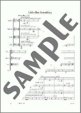 Little Blue Something (String quartet score and parts)(Bryce Dessner) 楽譜 その他 ダウンロード