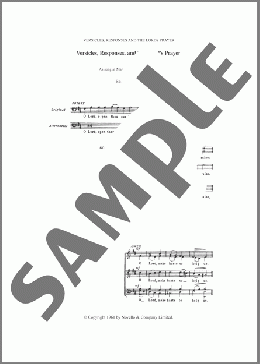 Versicles, Responses And The Lord's Prayer(Bernard Rose) 楽譜 その他 ダウンロード
