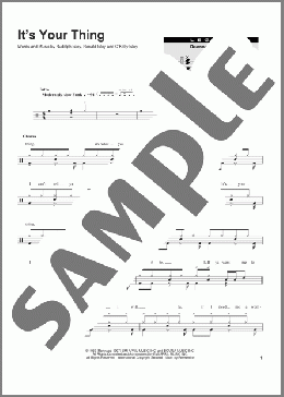 It's Your Thing(The Isley Brothers) 楽譜 その他 ダウンロード