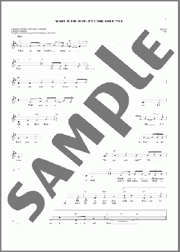 What In The World's Come Over You(Jack Scott) 楽譜 その他 ダウンロード