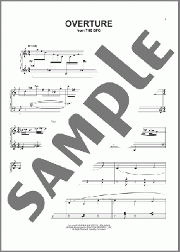 Overture (from The BFG)(John Williams) 楽譜 ピアノ（ソロ） ダウンロード