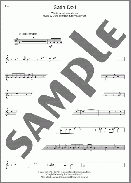 Satin Doll(Nina Simone/Duke Ellington) 楽譜 フルート ダウンロード