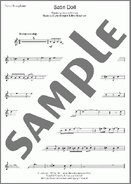 Satin Doll(Nina Simone/Duke Ellington) 楽譜 テナーサックス（ソロ） ダウンロード