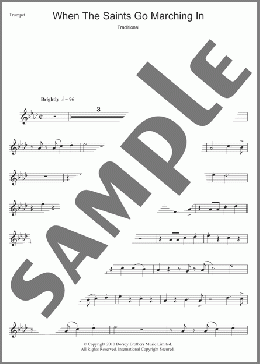 When The Saints Go Marching In(African-American Spiritual) 楽譜 トランペット（ソロ） ダウンロード