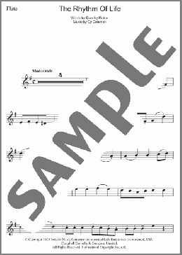 The Rhythm Of Life (from Sweet Charity)(Cy Coleman) 楽譜 フルート ダウンロード