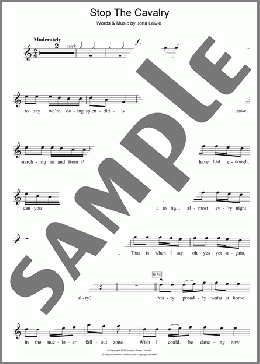 Stop The Cavalry(Jona Lewie) 楽譜 バイオリン ダウンロード