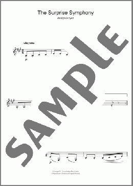 The Surprise Symphony(Franz Joseph Haydn) 楽譜 クラリネット ダウンロード