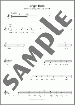 Jingle Bells(Traditional/Traditional Carol) 楽譜 フルート ダウンロード