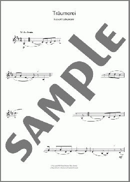 Traumerei Op.15 No.7(Robert Schumann) 楽譜 クラリネット ダウンロード