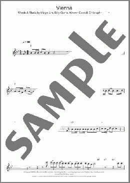 Vienna(Ultravox) 楽譜 フルート ダウンロード