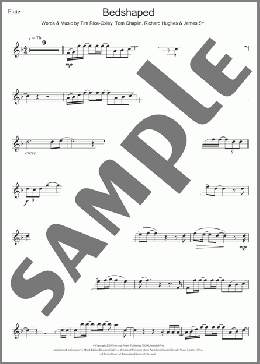 Bedshaped(Keane) 楽譜 フルート ダウンロード