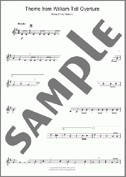 William Tell Overture (Finale)(Gioachino Rossini) 楽譜 フルート ダウンロード