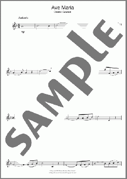 Ave Maria(Charles Gounod) 楽譜 フルート ダウンロード